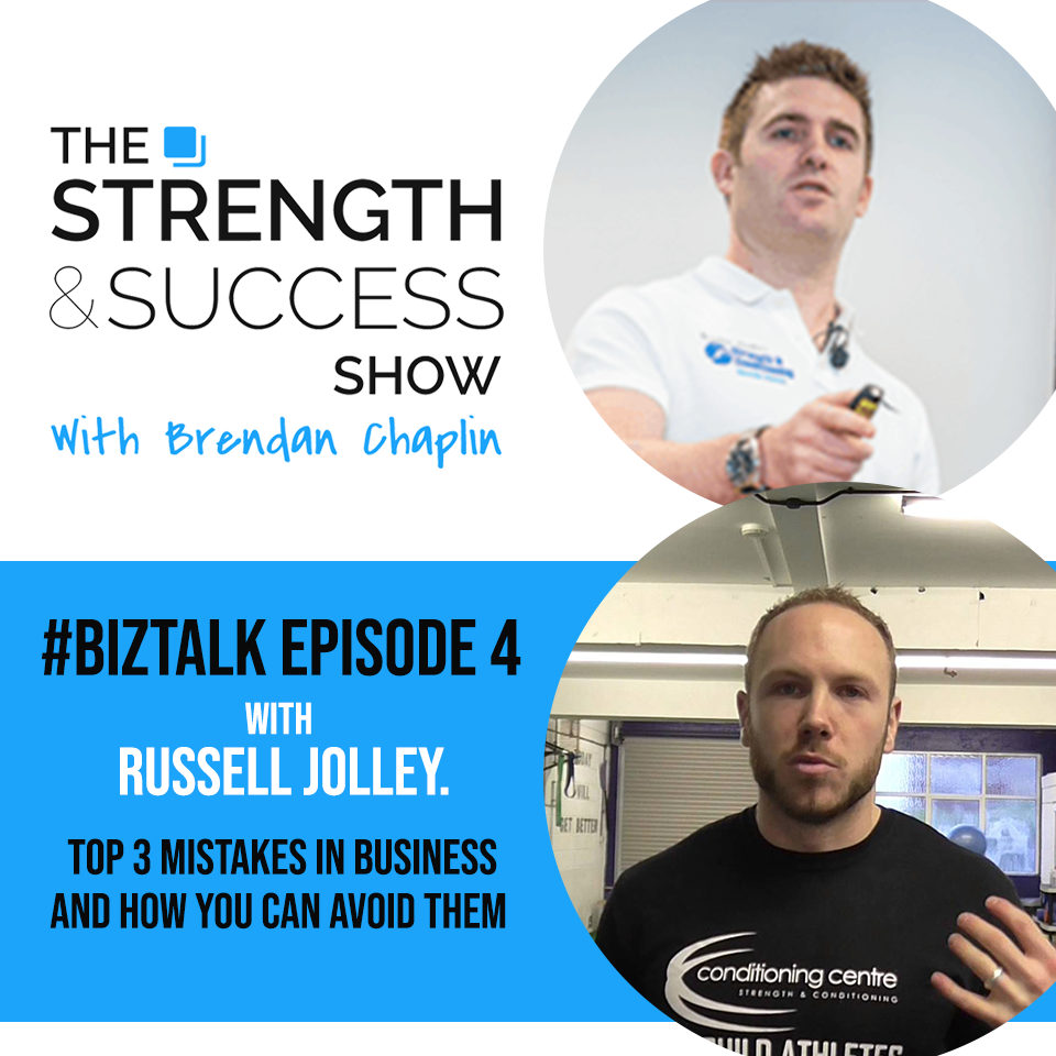 #032 My top 3 mistakes in business and how you can avoid them on your journey, with Russell Jolley