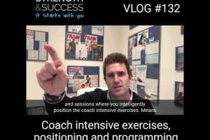 Coach intensive exercises, positioning and programming