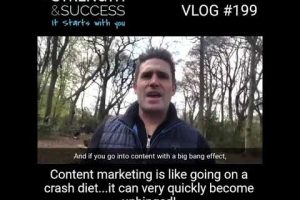 VLOG 199 –  How Much Content Should We Be Doing?
