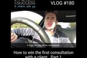VLOG 180 – How To Win The First Consultation With A Client – Part One